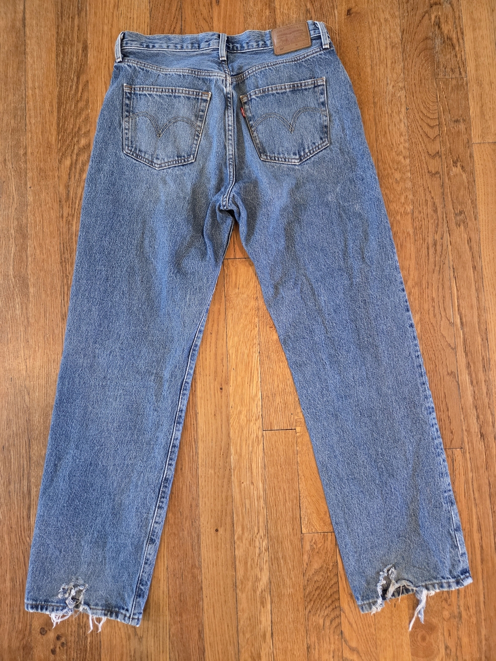 Levi's 501 Original Straight Leg Jeans "Wow Me Over" Wash W28 30L